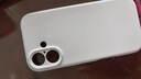 品胜【相机按键全包】适用iPhone17手机壳苹果17保护套亲肤柔性液态男女款超薄全包软壳保护套白色 实拍图