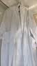 bebedog纯棉浴袍 秋冬男女士睡袍毛巾料酒店柔软情侣浴衣舒适睡衣家居服 纯棉沿绳_纯白 L 【155-170CM，140斤内】 实拍图