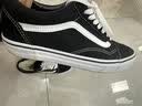 万斯（VANS）范斯经典款Old Skool黑色低帮复古鞋 Vans经典街头男女板鞋夏季新 黑色 39 _鞋内长25cm 实拍图