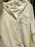 MUJI[自营限定款]女士无侧缝 双层纱织睡衣 纯棉家居服 薰衣草色 S 实拍图