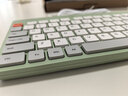 B.O.W航世 K620U有线键盘 办公键盘 超薄便携键盘 79键 台式笔记本电脑巧克力按键小键盘 橙灰绿 实拍图