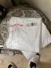 布先生春夏季短袖T恤男士纯棉小白T纯色内搭打底衫 白色 2XL(185) 实拍图