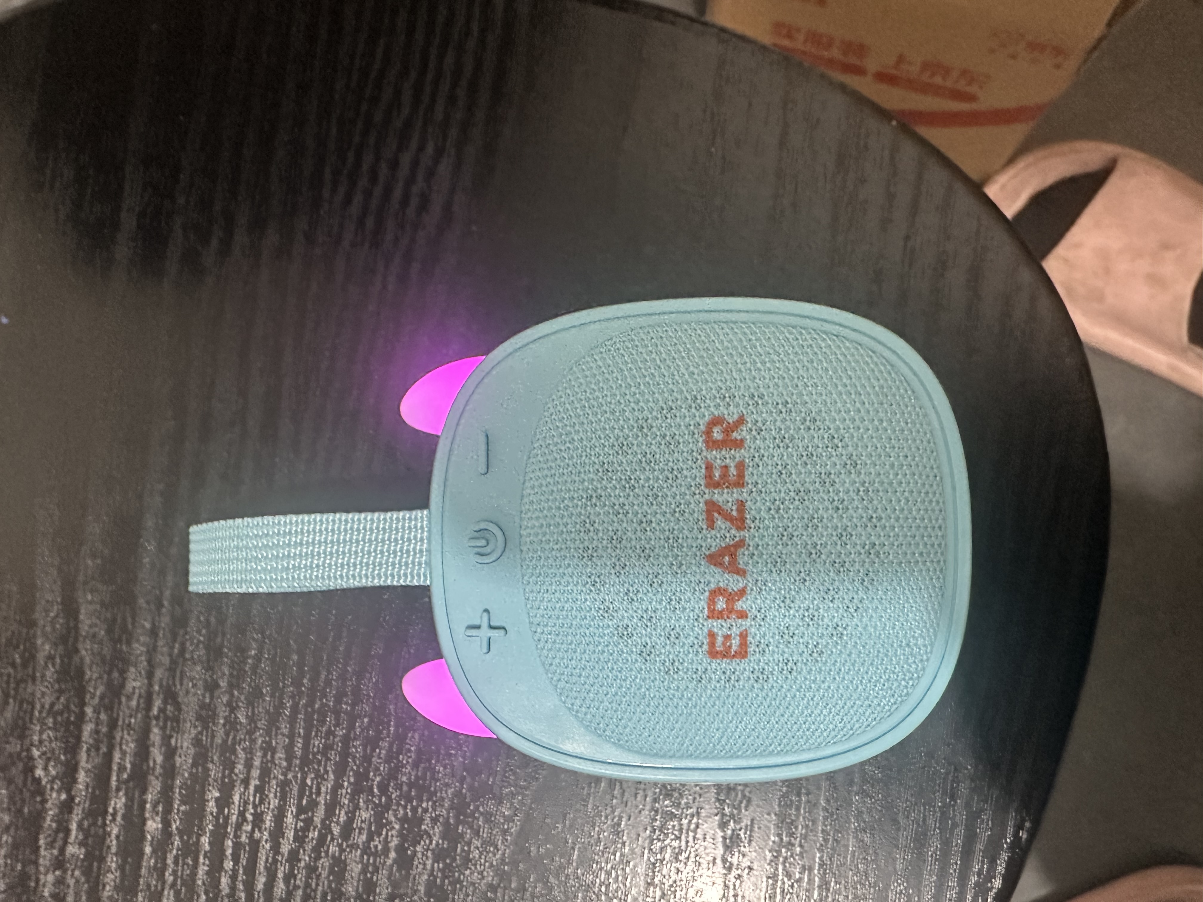 联想投资品牌异能者无线便携音箱电脑户外运动蓝牙5.4音响小巧高音质扬声播放器送礼迷你扩音器 蓝色 实拍图