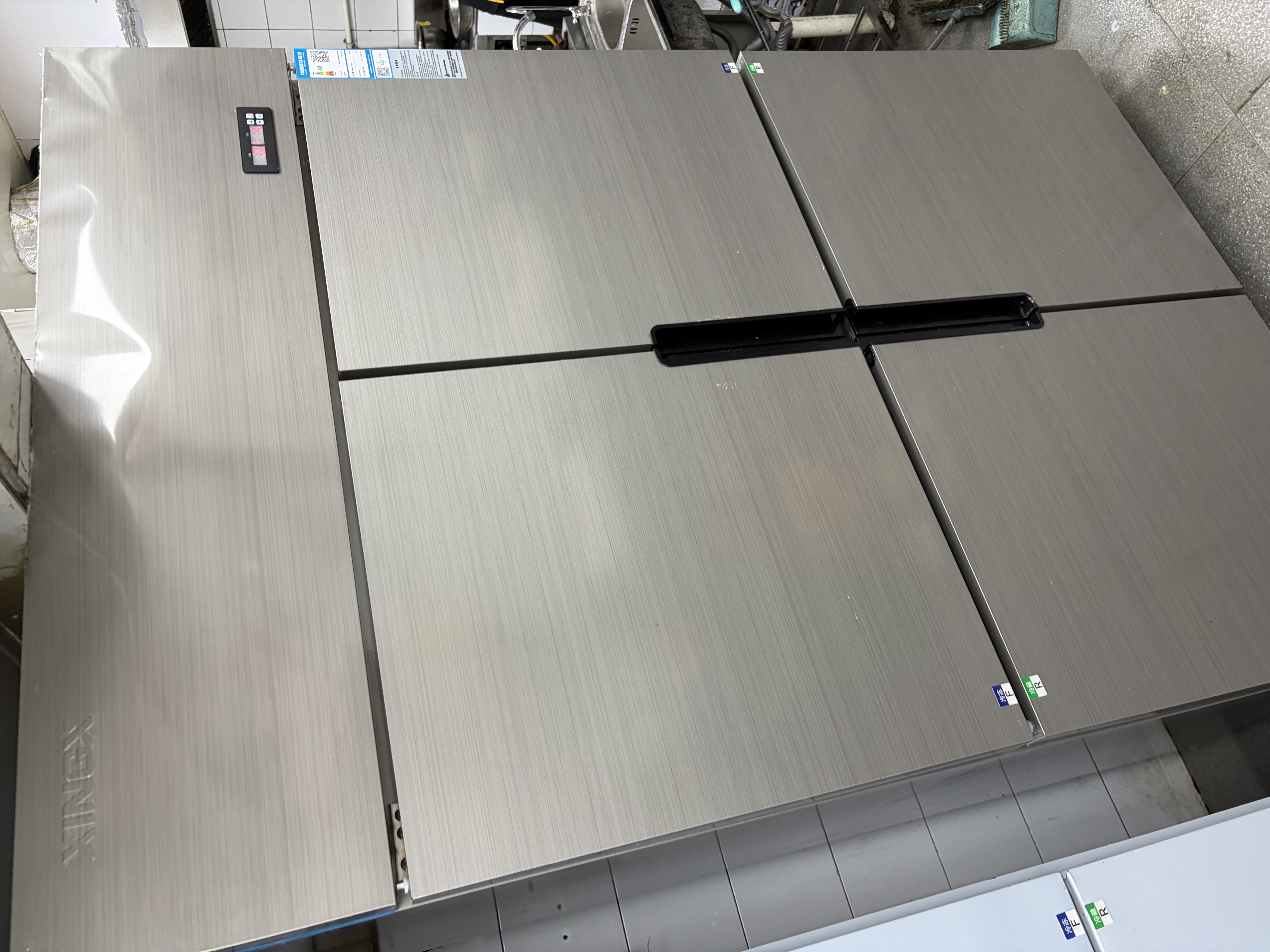 星星四门冰箱商用六门冰柜厨房大容量四门立式商用冰柜饭店酒店双温冷藏冷冻保鲜柜 750升【四门铜管-18℃】双温KCD-1262A4 实拍图