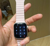 MSSM适用苹果手表表带apple watch S11/S10硅胶磁吸iwatch s9/se3/Ultra3/2回环运动表带 星光色 实拍图