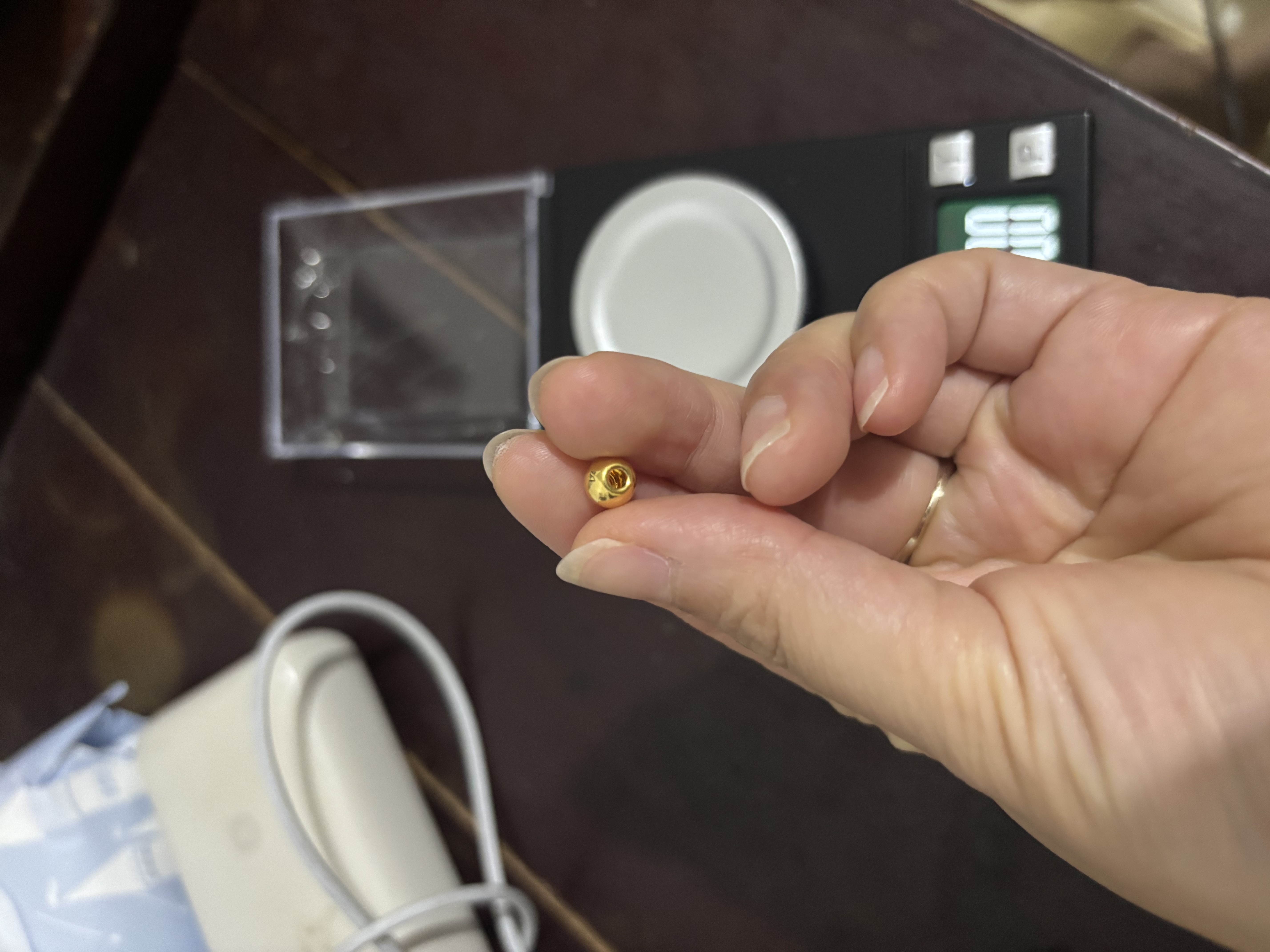 金小貅黄金转运珠999足金小金珠3D硬金路路通手串配珠DIY小孩手绳串珠 6mm[光面]0.29-0.31g加厚版 实拍图