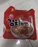 不倒翁韩国进口 辣白菜泡菜拉面120g*5袋 韩式拉面方便速食泡面 袋煮面 实拍图