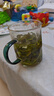 唯铭诺玻璃水杯家用男士茶杯冰川纹马克杯子带把手咖啡杯树纹杯300ml 实拍图