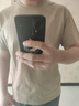 雾卡【棉T3件装】短袖t恤男衣服圆领宽松潮印花T恤男青年大码夏季休 小鹿角铁灰+EXP卡其+大R黑 3XL 建议165-180斤 实拍图