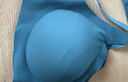 ubras无尺码浪花领文胸收副乳内衣女无痕小胸聚拢文胸无钢圈胸罩 松石青色-背勾 均码 (100-130斤) 实拍图