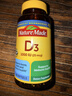 Nature Made天维美维生素D3青少年中老年成人 关节营养健骨胶囊100片/瓶 实拍图
