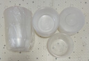 美丽雅一次性饭盒圆形750ml*50套 食品快餐打包碗加厚野餐盒带盖可微波 实拍图