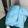 青霄无尘服防静电防尘连体 蓝色4XL 净化洁净喷漆防护工作服 实拍图