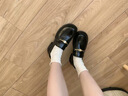 他她（TATA）六便士黑色乐福鞋女厚底小皮鞋真皮软底JK鞋 AA6黑色 38 实拍图