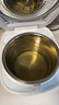 松下（Panasonic）【价保618】饭光光2.0电饭煲0涂层内胆不粘锅IH加热家用不锈钢无涂层电饭锅4-5人4升SR-HNS152-W 实拍图