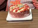 味多美 新鲜蛋糕 生日蛋糕 北京同城配送 水果蛋糕   草莓丝绒蛋糕 提拉米苏慕斯蛋糕 直径20cm 实拍图