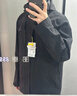 骆驼（CAMEL）三防冲锋衣户外登山服防风防水防污三合一运动外套 A9W214119AX，黑色，男 M 实拍图