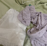 ubras26年新款呼呼薰衣草短袖短裤睡衣女士高端睡衣夏季薄款居家服套装 短袖长裤-紫底薰衣草 M 实拍图