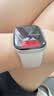 BHO【运动硅胶】适用苹果手表表带apple iwatch s12/s11表带s10/9/8/7运动硅胶SE3/2/Ultra3/4男女款 【氟橡胶】星光色-银钉 【44/45/46/49mm表盘通用 实拍图