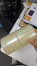 得力(deli)高品质透明黄封箱胶带打包 60mm*100y*48μm  24卷整箱装 封箱器 办公用品 JD420 实拍图