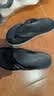 卡骆驰（CROCS）贝雅卡骆班运动拖鞋男鞋女鞋居家夹脚平底人字拖鞋|205393 黑色/白色-066 41 /42(260mm) 实拍图