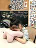 可韵（CORY）午睡枕小学生抱枕儿童趴睡枕头便携午觉成人办公室午休神器 粉 实拍图