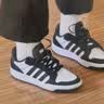 adidas ENTRAP美式校园风运动少年感复古篮球风板鞋男女阿迪达斯 白色/黑色   41 实拍图