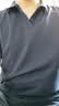 京东京造夏季运动短袖男士t恤polo衫男跑步健身户外速干衣服 海军蓝 3.0 M 实拍图