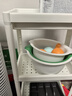 宜家（IKEA）维灰恩多层置物架夹缝架卫生间浴室家用收纳架搁架单元角架 白色37x23x101 实拍图