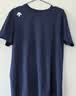 迪桑特（DESCENTE）TRAINING系列男士抗菌宽松短袖针织衫 CC-炭灰色 XL (180/100A) 实拍图
