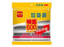 利得平口垃圾袋黑色70*80cm50只双面2.8丝物业加厚特大号垃圾袋 实拍图