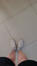 木林森（MULINSEN）女鞋春夏皮鞋通勤百搭女士乐福鞋豆豆鞋女一脚蹬单鞋女 米色 37 实拍图