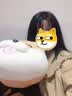 眼含泪光柴犬玩偶狗狗布娃娃公仔大号毛绒玩具女孩睡觉抱枕生日礼物女生友 网红爱心柴犬（开心每一天） 1.1m(衣服可穿脱） 实拍图