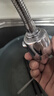 惬艺 可定向水龙头防溅头嘴厨房花洒喷头起泡延伸节水器增压喷雾过滤嘴水龙头过滤器工具 长款起泡器 99%水龙头适用 实拍图