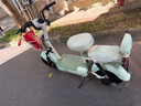 五星钻豹电动车2026新新国标电动自行车48V智能两轮成人男女式踏板电瓶车日常通勤代步车A40 源彩奶绿/F奶昔白 48V12AH铅酸电池 实拍图