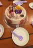 元祖（GANSO）8号蟠桃祝寿鲜奶蛋糕800g 生日蛋糕同城配送 动物奶油网红卡通 实拍图
