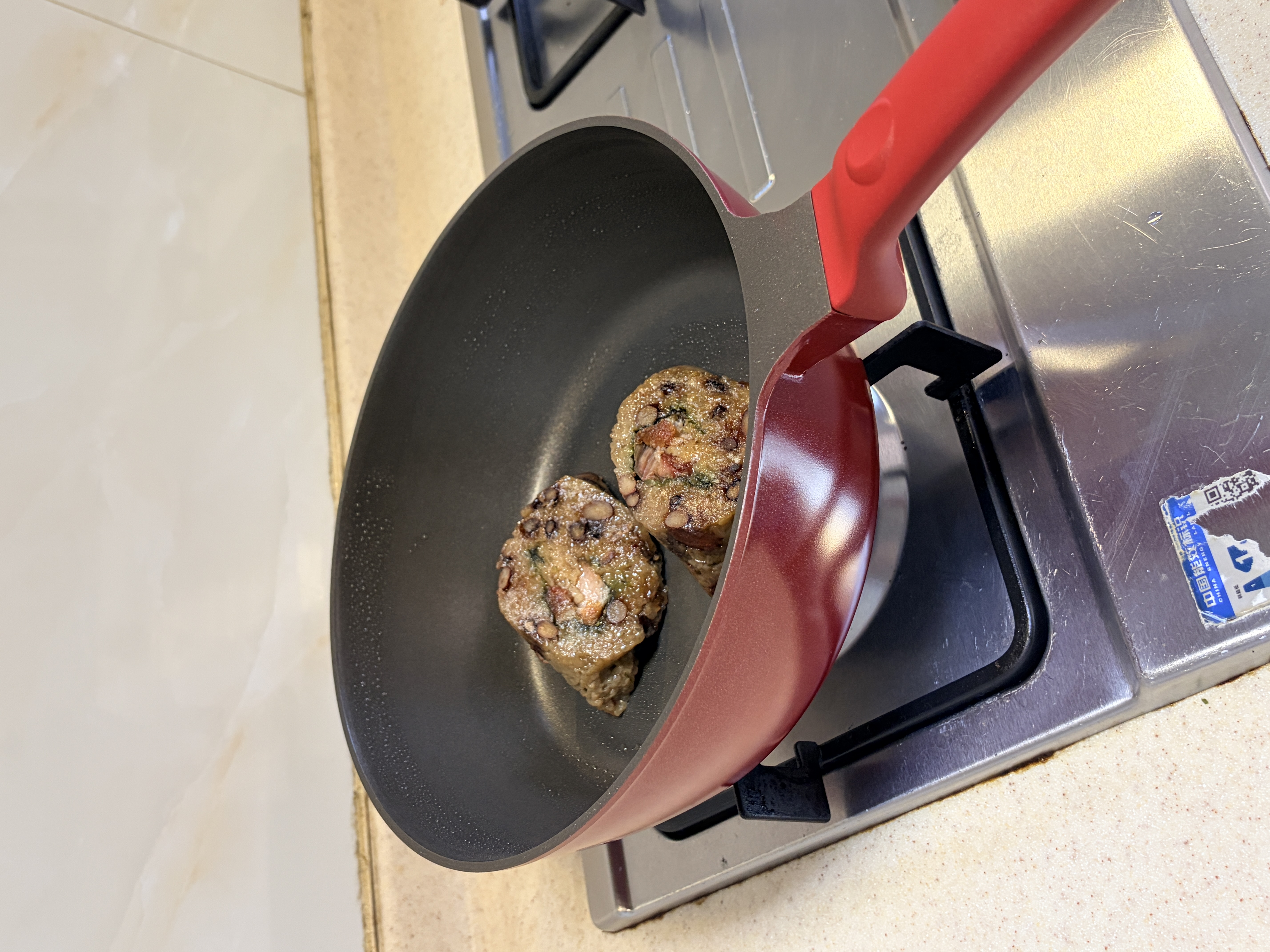 SSN有钛炒锅不粘锅炒菜锅不粘钛锅电磁炉燃气灶锅具加深小炒锅不沾锅 实拍图