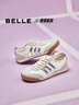 百丽（Belle）张凌赫同款小轻甘2.0透气夏季薄款休闲鞋女商场德训鞋D3W1D预售 米白色 40 (250mm) 实拍图