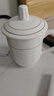 陶相惠 茶杯 办公陶瓷杯会议杯带盖商务会议开会杯子水杯350ml 实拍图