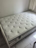 宜家（IKEA）NESTTUN奈斯顿铁艺床铁床床架双人床加厚简约卧室出租房 床架白色/鲁瑞1.2x2m(不含床垫) 实拍图
