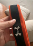 安德玛（Under Armour）运动发带男女 篮球装备瑜伽健身吸汗头带止汗带头戴导汗带 黑橙色 实拍图