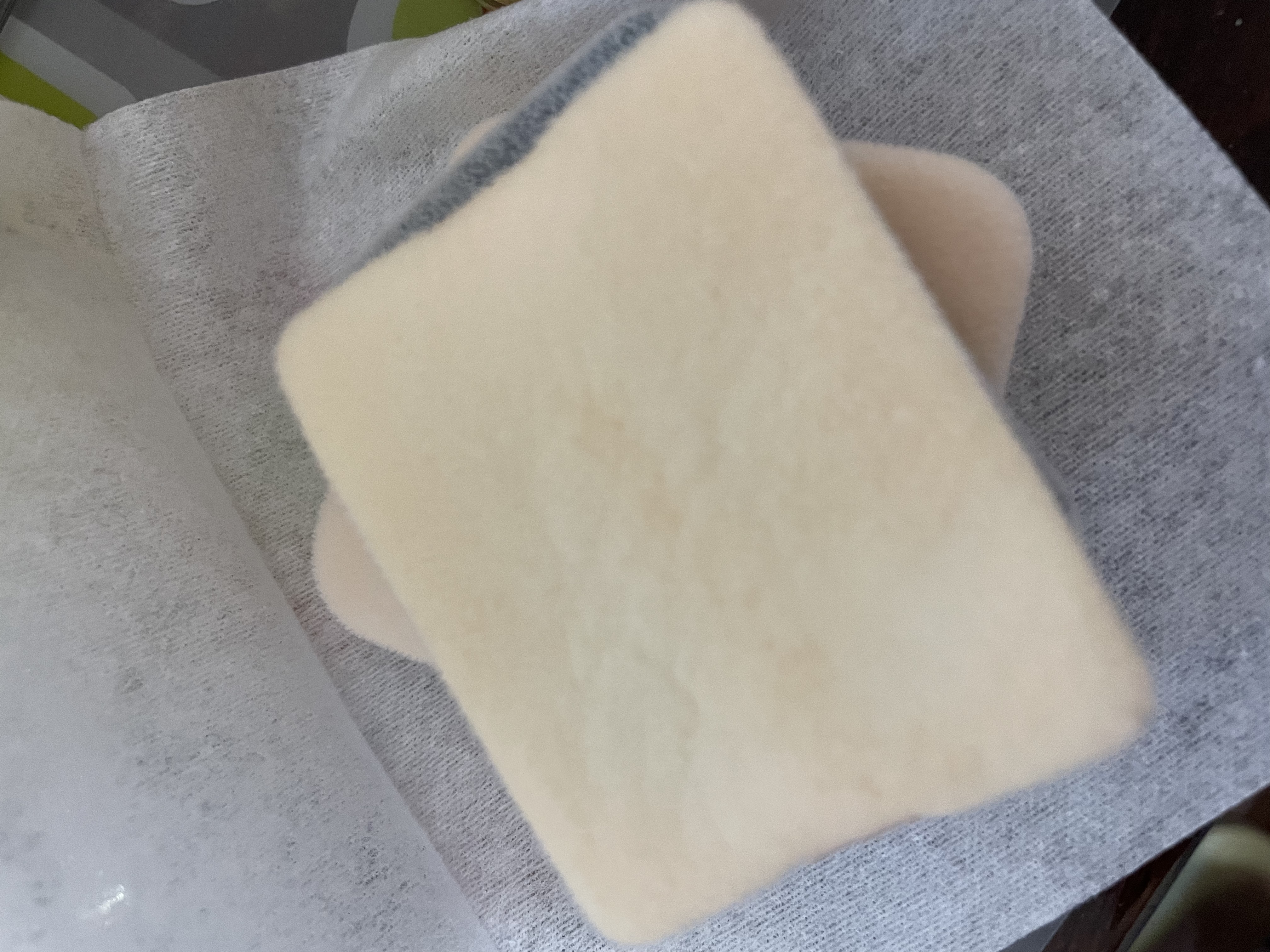 优家（UPLUS）双面植绒散粉扑粉饼粉扑(薄款长方形)2个替换定妆化妆粉扑 实拍图