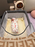 ANGI BABY新生儿婴儿床带尿布台可拼接大床宝宝摇摇床可移动多功能哄睡神器 莫兰迪灰 尿布台+椰棕棕垫+礼包 实拍图