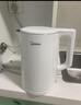 美的（Midea）电热水壶烧水壶 2L大容量泡茶 304不锈钢0涂层 1800W快速加热MK-SH20M320【价保618】 实拍图