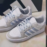 adidas ENTRAP美式校园风运动少年感复古篮球风板鞋男女阿迪达斯 白色/浅蓝/灰色   42.5 实拍图