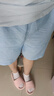 优衣库麻混纺舒适短裤女装26春夏新款485251 09 黑色 XL 实拍图