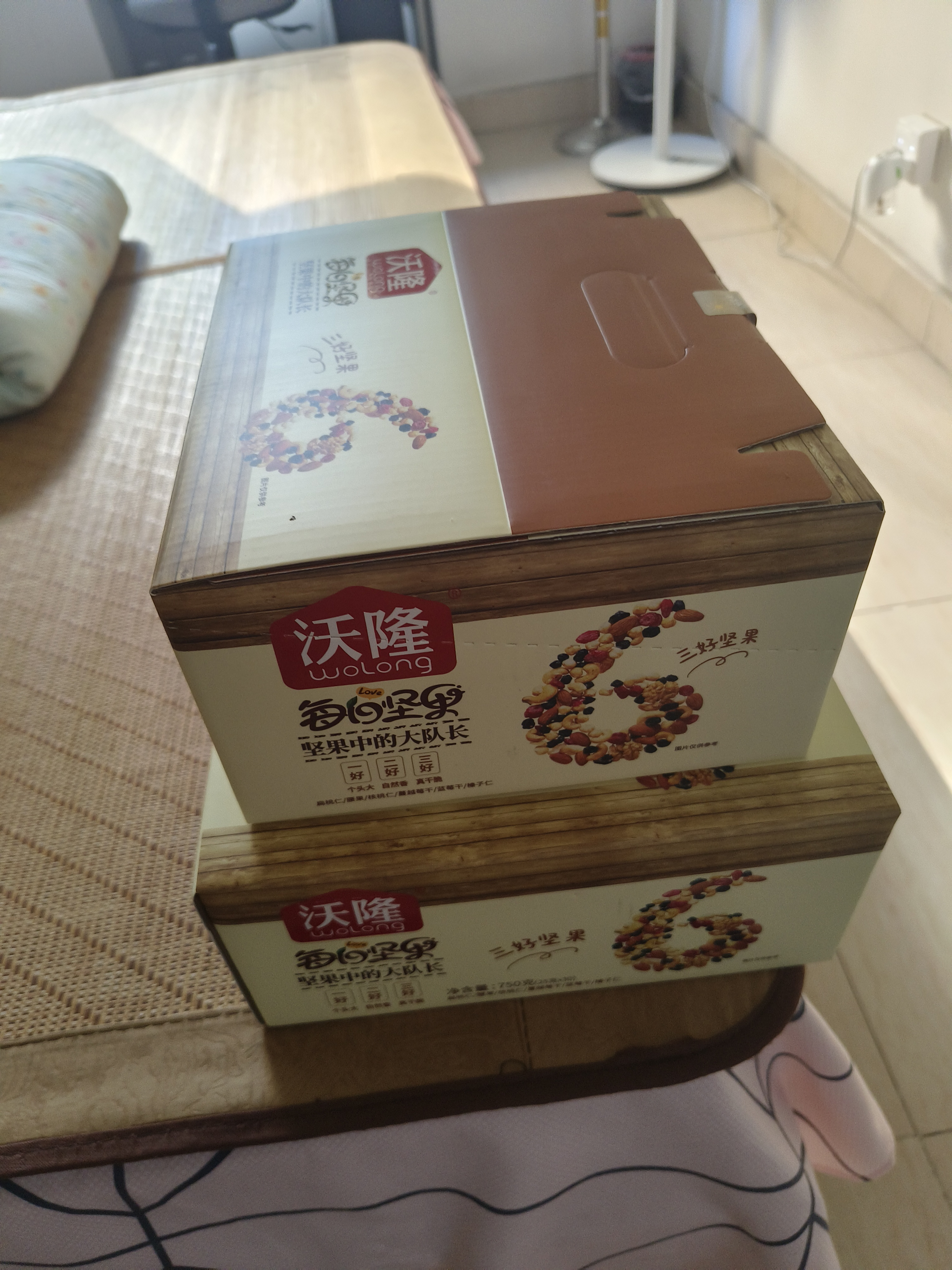 沃隆 每日坚果坚果炒货休闲零食腰果核桃仁碧根果孕妇营养干果礼盒 【74%坚果含量】750g成人款 实拍图
