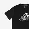 阿迪达斯（adidas）【特价清仓】夏季男女同款短袖男T恤跑步健身运动速干 黑白 2XL 实拍图