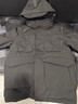 京东京造羽绒服男短款男士连帽滑雪服派克服外套男新衣送礼 黑色 3XL 实拍图