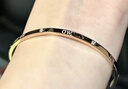 丹尼尔惠灵顿（DanielWellington）[马思纯同款]dw手镯女 闪耀星辰玫瑰金小号开口手镯情侣款DW531 实拍图